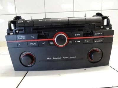 Mazda 3 bk 2006 hb радио cd радиопроигрыватель заводской br2d66ar0 фото №1