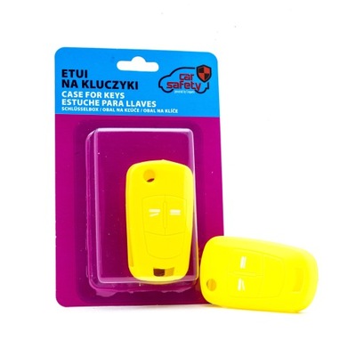 EPKC46 ZOLTE CASE SILIKONOWE NA KEYS OPEL  