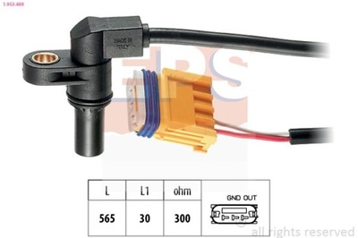 SENSOR POSICIÓN DE EJE CIGÜEÑAL RENAULT 1-953-469  