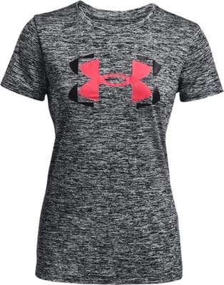 KOSZULKA DAMSKA UNDER ARMOUR TECH TWIST SZARA r M