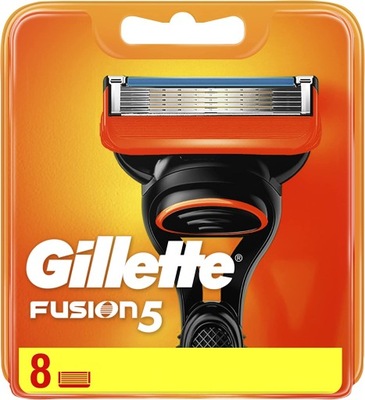 Wkłady Gillette Fusion5 OSTRZA 100 % ORYGINALNE
