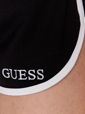 GUESS Szorty sportowe E3GD05 KBP41 Czarny Regular Fit