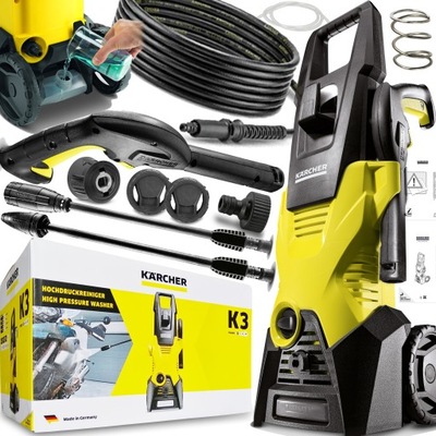 KARCHER K 3 МОЩНАЯ MYJKA CIŚNIENIOWA 120 BAR ТУРБИНЫ GIGANT КОМПЛЕКТ 1.601-888.0