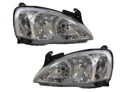 JUEGO FAROS OPEL CORSA C 2003-2010 MOTORES  