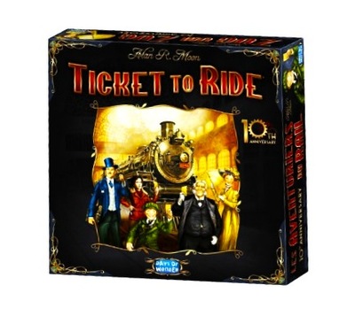 Gra Ticket to Ride 10th Anniversary (wyd. Days of Wonder) ed. polska UNIKAT