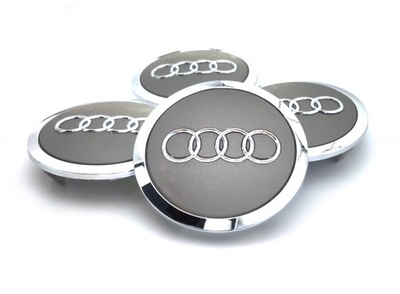 KAPSLE TAPACUBOS AL LLANTAS 69MM AUDI A1 A2 A3 8P 8V A4 B6 C6 A6 A8 Q3 Q5 TT  