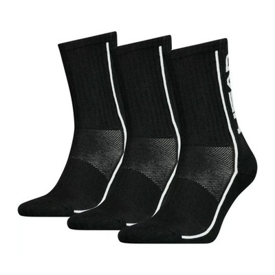 SKARPETY HEAD PERFO CREW SOCKS 3P BLACK 43-46