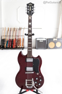1974 Guild S-100 Bigsby in Cherry