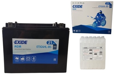 АКУМУЛЯТОР ETX24HL-BS/YTX24HL-BS 12V 21AH EXIDE