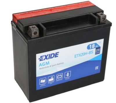 АККУМУЛЯТОР EXIDE YTX20H-BS