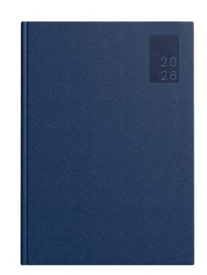 KALENDARZ 2026 KSIĄŻKOWY A5 BASIC DTP GRANATOWY