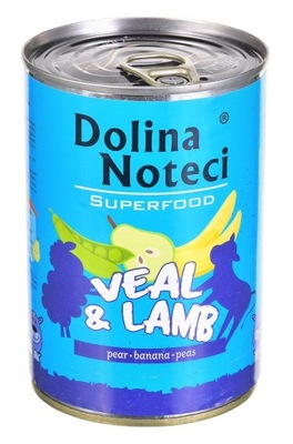 DOLINA NOTECI Superfood z kangurem i wołowiną - mokra karma dla psa - 800g