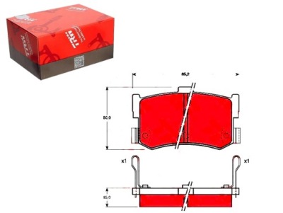 Гальмівна колодка гальмівний комплект . фото №1