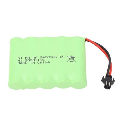 Bateria litowa 6,0 V 2400 mAh z wymienną wtyczką SM 2P RC akumulator litowy