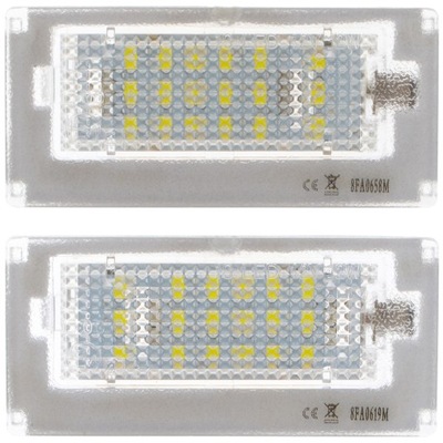 MINI COOPER R50 R52 R53 APŠVIETIMAS VALSTYBINIO NUMERIO LAIKYKLIS LED 