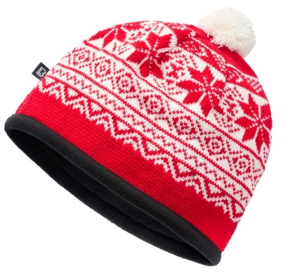 CIEPŁA CZAPKA ZIMOWA BEANIE BRANDIT NORWESKA CZER