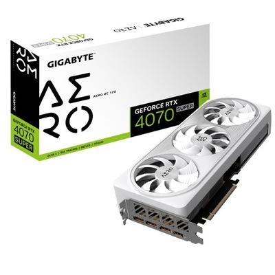 Karta graficzna Gigabyte RTX 4070 SUPER AERO OC 12G GDDR6X 192bit 3DP