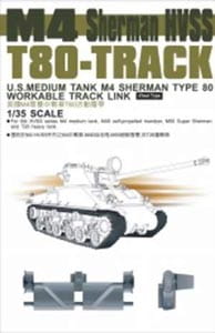 Track for M4 Sherman HVSS (T80-TRACK) 1:35 AFV Club 35032