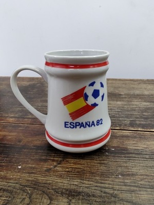 Ćmielów kufel mundial Espania`82 piłka nożna