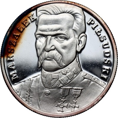 III RP, 100000 złotych 1990, Józef Piłsudski