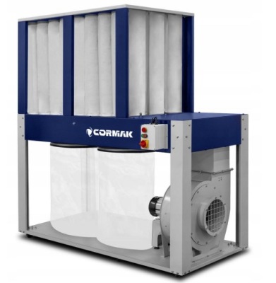 ODCIĄG PRZEMYSŁOWY WENTYLATOR POCHŁANIACZ PYŁÓW WIÓRÓW TROCIN 7500M3 5,5kW