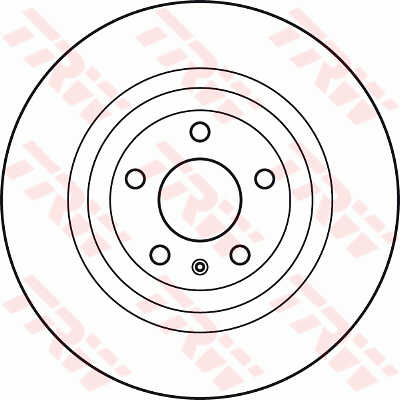 ДИСКИ ТОРМОЗНЫЕ ТОРМОЗНЫЕ ЗАД TRW DF4818S