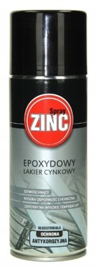 Lakier Podkładowy Epoksydowy Antykorozyjny Cynkowy w sprayu ZINC 400 ml