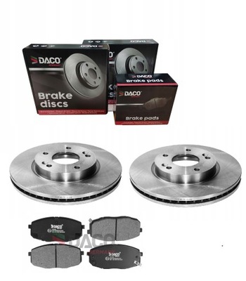 Тормозные диски+ тормозные колодки hyundai i30 ix20 kia ceed sportage фото №1