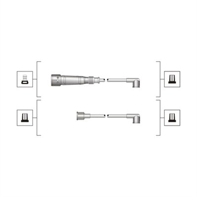 ПРОВОДИ ВИСОКОГО NAPRZÓD VW 1,3-1,8 MSQ0004