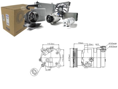 Компрессор компрессор кондиционера nissens 92089803 фото №1