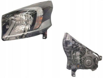 Фара лампа лівий opel vivaro 14- hella фото №1