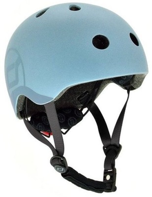 SCOOTANDRIDE KASK DLA DZIECI S-M STEEL