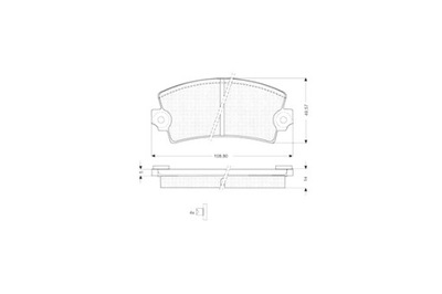 STARLINE ZAPATAS DE FRENADO RENAULT R5 R18 R21 R25 R30 ESPACE FUEGO PARTE TRASERA  