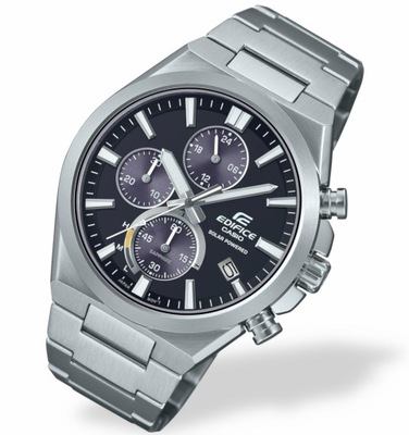 Klasyczny zegarek meski Casio Edifice EFS-S630D SOLAR SZAFIR Box+ Grawer