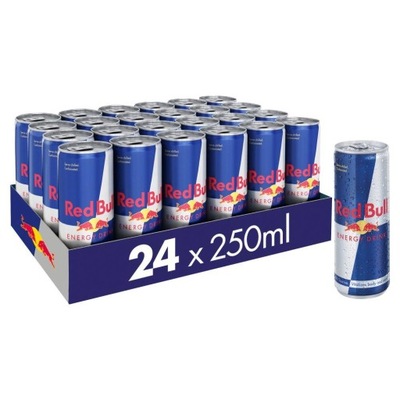 Red Bull Napój energetyczny 250 ml - 24 sztuk