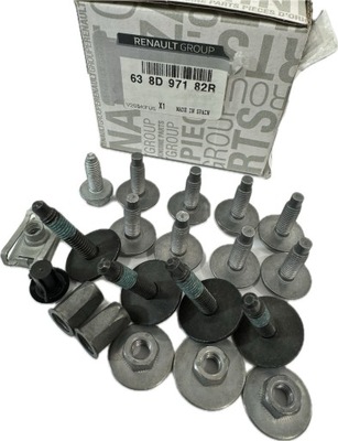 Набір кліпси крила перед renault express xjk оригінал фото №1