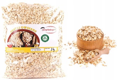 BIO PŁATKI OWSIANE 1KG !PREMIUM! Zawsze Świeże