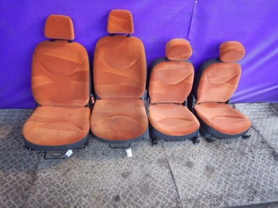 Citroen c2 сидіння комплект підголівники заднє сидіння фото №1