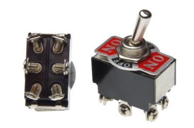 Вимикач вимикач перемикач on-off-on 10a фото №1