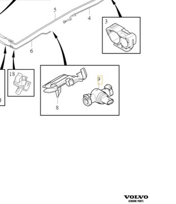 SENSOR DE PRESIÓN COMBUSTIBLES VOLVO S60 19-  