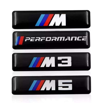 Logo,emblemat BMW PERFORMANCE, M3,M5 (NAKLEJKA 3D) 