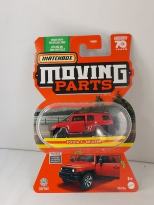 Matchbox 1:64 Moving Parts - Toyota FJ Cruiser red