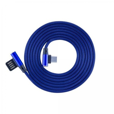 SBOX Kabel USB-C USB-C-90 1,5m 90° niebieski