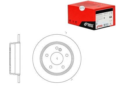 ДИСКИ ТОРМОЗНЫЕ ТОРМОЗНЫЕ REMSA A2024230012 2024230012 2303
