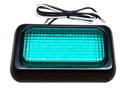 Лампа led зелёный 12v 24v сигнальная фото №1