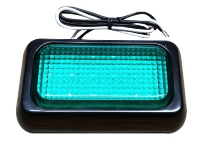 Лампа led зелений попереджувальна сигнальна фото №1