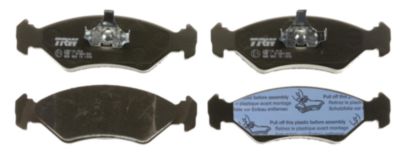 ZAPATAS HAM. PARTE DELANTERA FORD FIESTA 89-95 TRW GDB953  