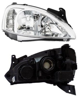 Opel corsa combo c 2003- фара лампа передня фото №1