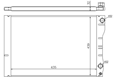 Nissens радіатор двигуна renault avantime espace фото №1