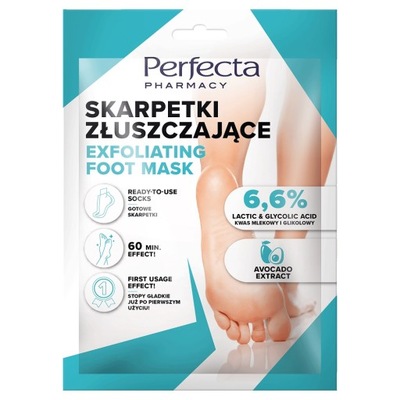 PERFECTA maska do stóp w postaci skarpetek 1para